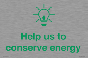 SV10482: Help us to conserve energy