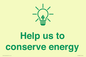 SV10482: Help us to conserve energy