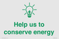 SV10482: Help us to conserve energy