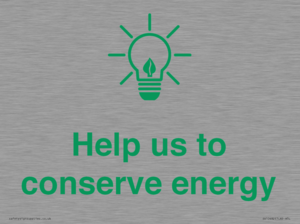 SV10482: Help us to conserve energy