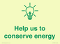 SV10482: Help us to conserve energy