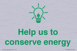 SV10482: Help us to conserve energy