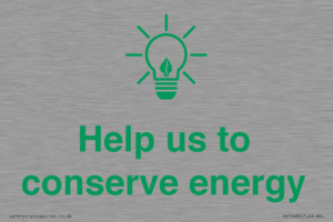 SV10482: Help us to conserve energy