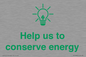 SV10482: Help us to conserve energy