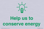 SV10482: Help us to conserve energy