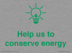 SV10482: Help us to conserve energy