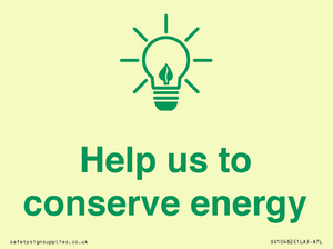 SV10482: Help us to conserve energy
