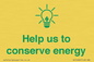 SV10482: Help us to conserve energy