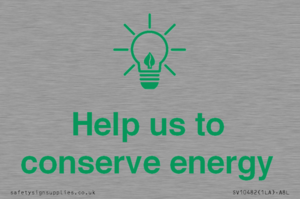 SV10482: Help us to conserve energy