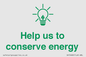 SV10482: Help us to conserve energy