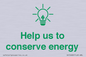 SV10482: Help us to conserve energy