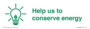 SV10482: Help us to conserve energy