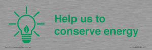 SV10482: Help us to conserve energy