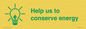 SV10482: Help us to conserve energy