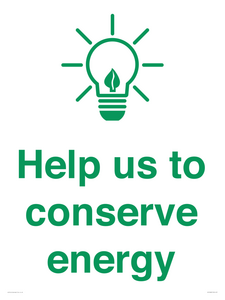 SV10482: Help us to conserve energy