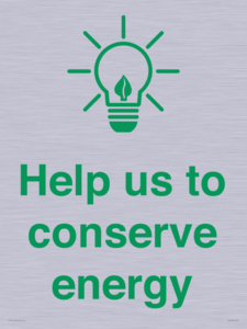 SV10482: Help us to conserve energy