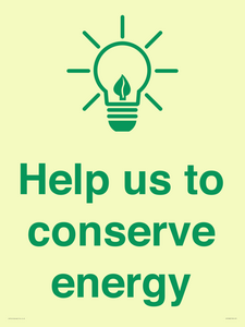 SV10482: Help us to conserve energy