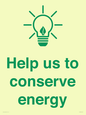 SV10482: Help us to conserve energy