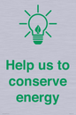 SV10482: Help us to conserve energy