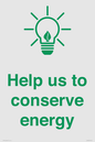 SV10482: Help us to conserve energy