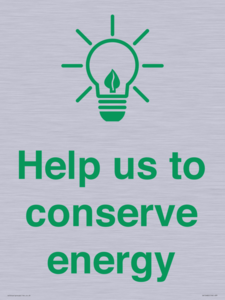 SV10482: Help us to conserve energy