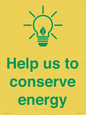 SV10482: Help us to conserve energy