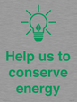 SV10482: Help us to conserve energy