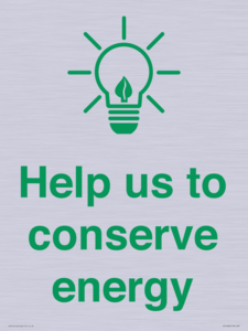 SV10482: Help us to conserve energy