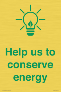 SV10482: Help us to conserve energy
