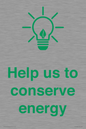 SV10482: Help us to conserve energy