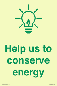 SV10482: Help us to conserve energy