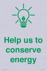 SV10482: Help us to conserve energy