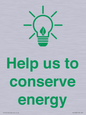SV10482: Help us to conserve energy