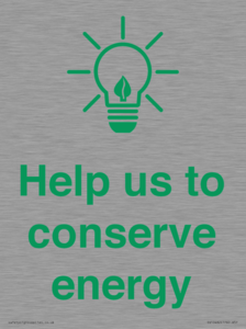 SV10482: Help us to conserve energy