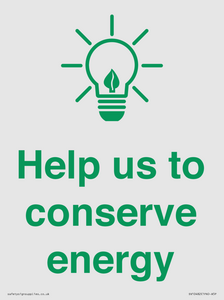 SV10482: Help us to conserve energy
