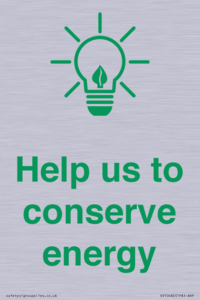 SV10482: Help us to conserve energy