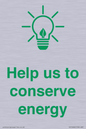 SV10482: Help us to conserve energy