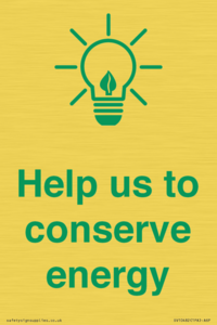 SV10482: Help us to conserve energy