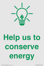 SV10482: Help us to conserve energy
