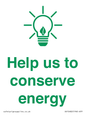SV10482: Help us to conserve energy