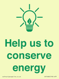 SV10482: Help us to conserve energy