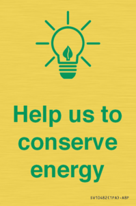 SV10482: Help us to conserve energy