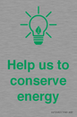 SV10482: Help us to conserve energy