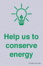 SV10482: Help us to conserve energy