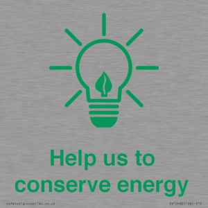 SV10482: Help us to conserve energy