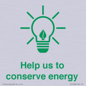 SV10482: Help us to conserve energy