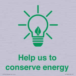 SV10482: Help us to conserve energy