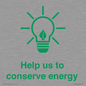SV10482: Help us to conserve energy