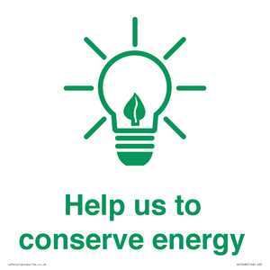 SV10482: Help us to conserve energy