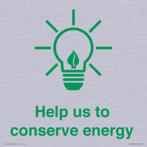 SV10482: Help us to conserve energy